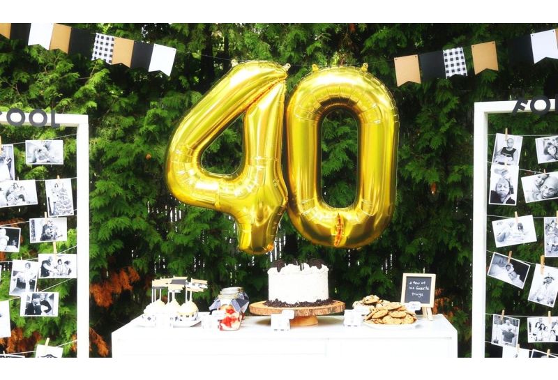40th birthday decoration ideas