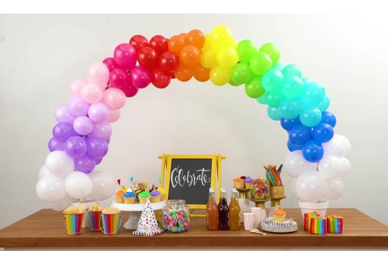 how to make a simple balloon arch