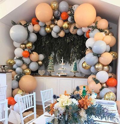 no helium balloons decoration