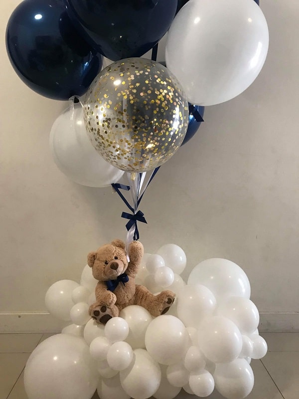 how to make balloon centerpiece