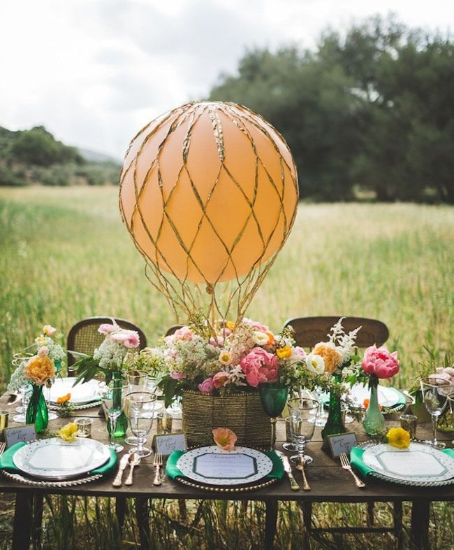 how to make balloon centerpiece