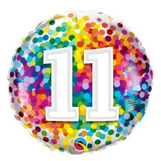 11th Birthday Balloons