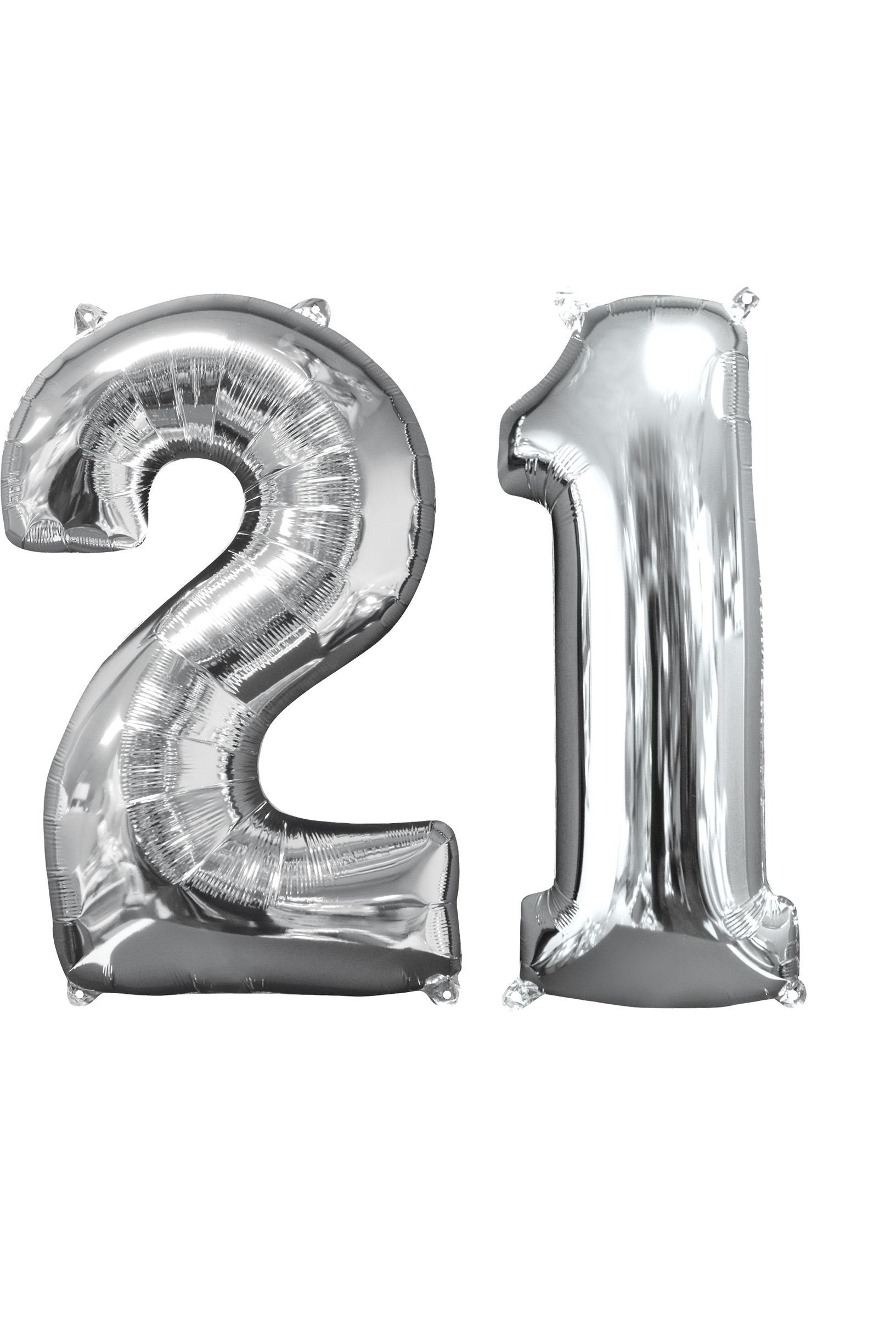 Number 21 balloons