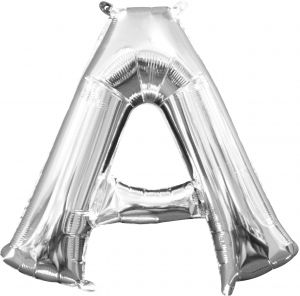 Silver Letter Balloons