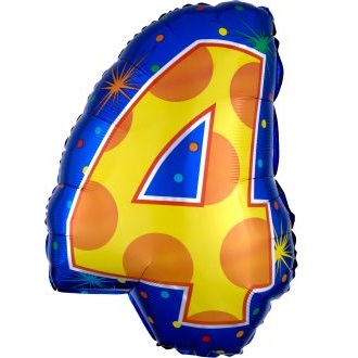 4th Birthday Balloons