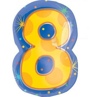 8th Birthday Balloons