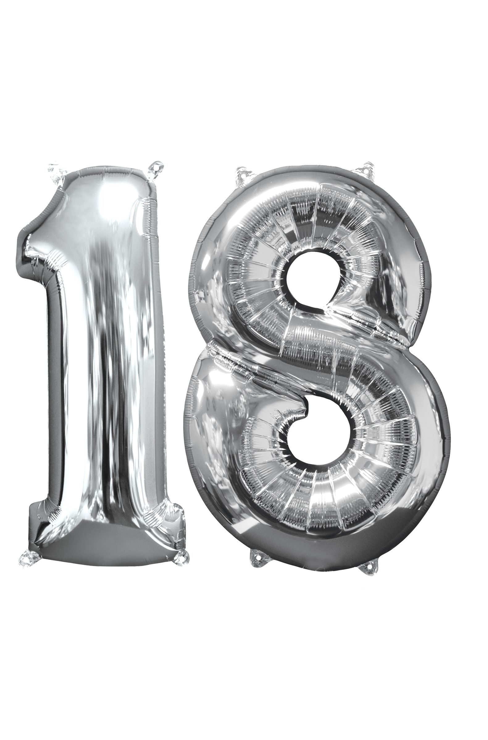 Number 18 balloons