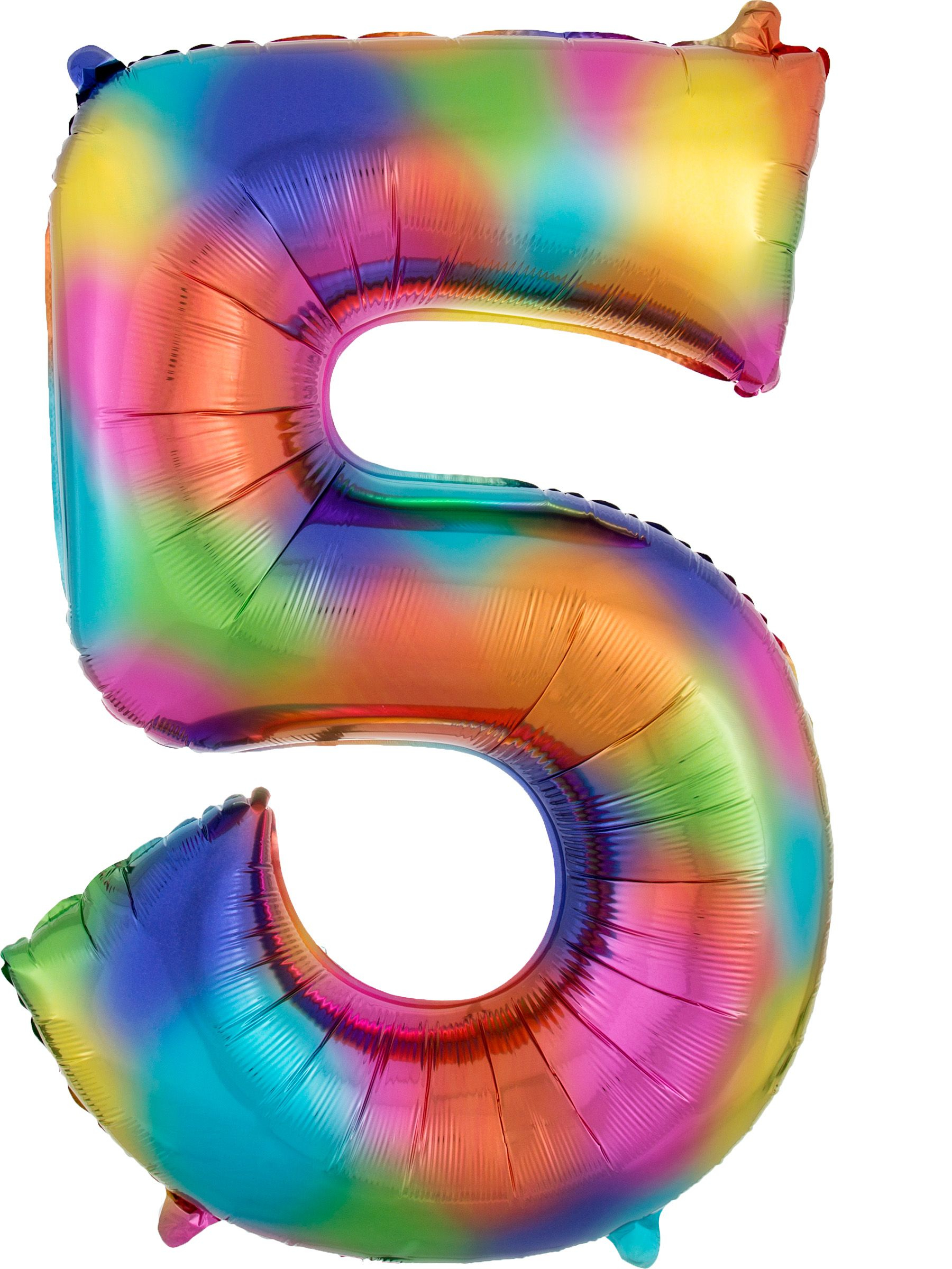 Number 5 balloons
