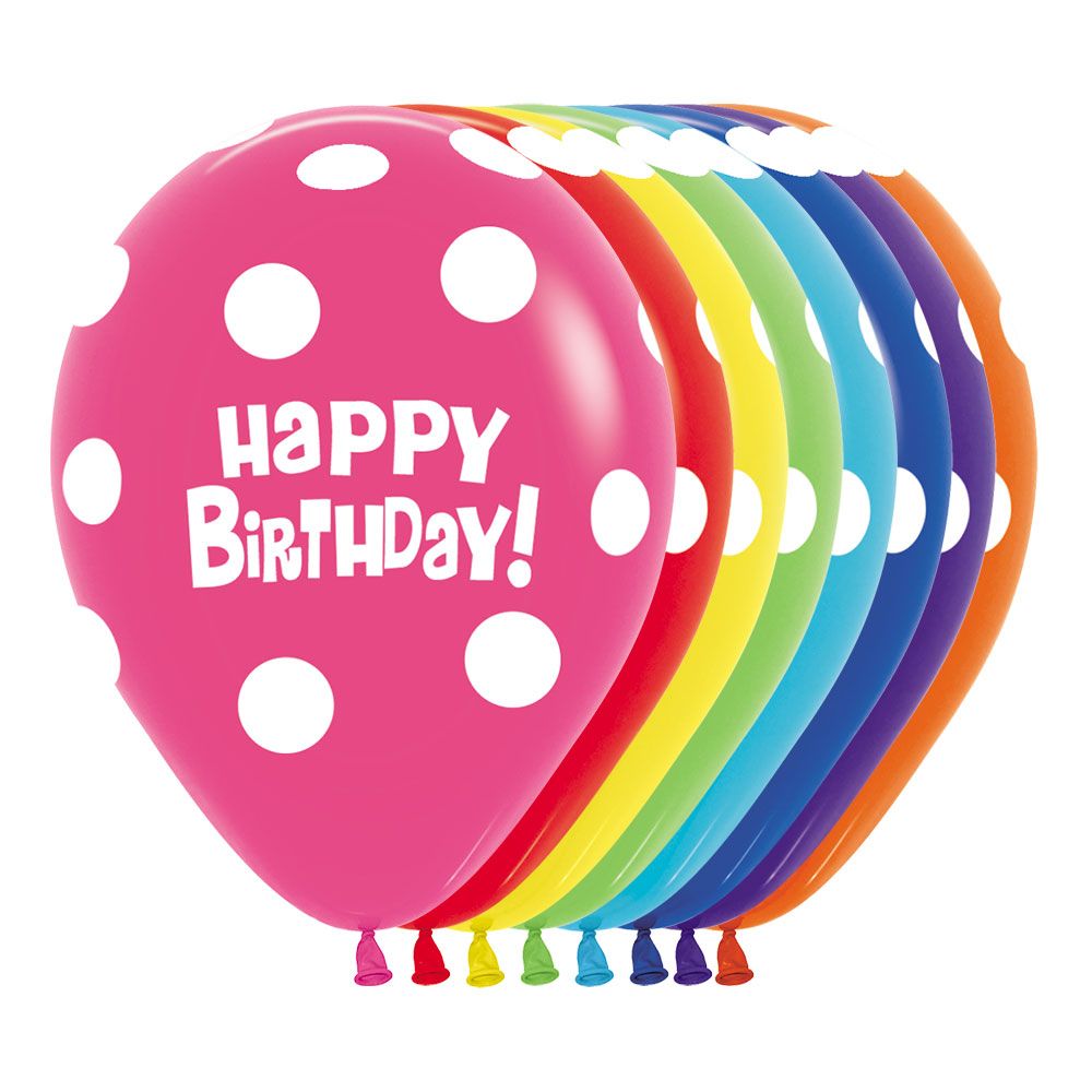 Birthday Latex Balloons