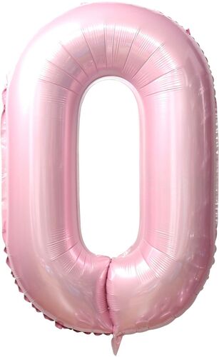 Baby Pink Number Balloons