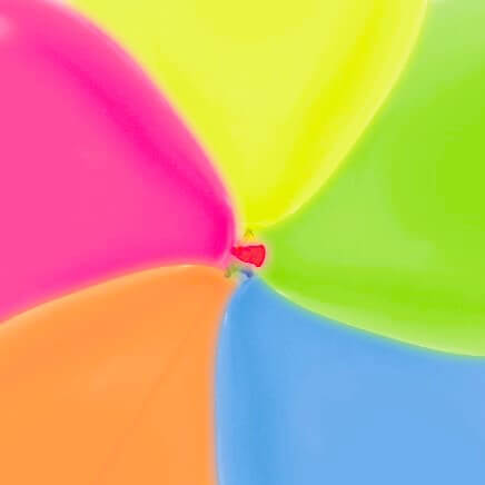 Neon balloons