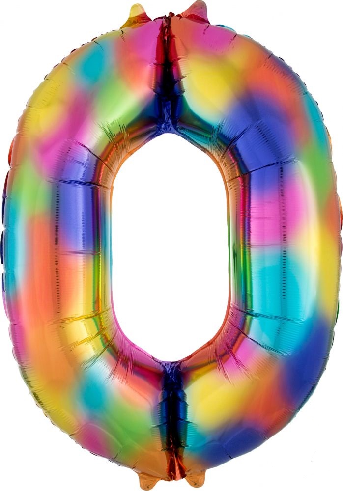 Number 0 balloons