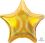18" Dazzler Gold Star (non-packaged) Balloon