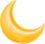 Crescent 35" Gold Balloon
