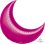 Crescent 26" Fuchsia Balloon
