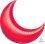 Crescent 35" Red Balloon