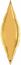 Taper 27" Metallic Gold Balloon