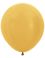 18" Metallic Gold (25pcs) Sempertex Balloons