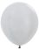 18" Satin Silver (25pcs) Sempertex Balloons