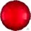 18" Metallic Red Circle Balloon