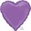 18" Spring Lilac Heart (non-packaged) Balloon