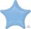 18" Pastel Blue Star (non-packaged) Balloon