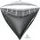 Diamondz 17" Silver Balloon