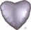 18" Satin Luxe Greige Heart (non-packaged) Balloon