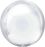 Orbz 16" White Balloon