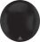 Orbz 21" Black Balloon