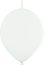 11" Standard White Linking (50pcs) Belbal Balloons