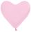 06" Fashion Pink Heart (50pcs) Sempertex Balloons