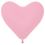 12" Fashion Pink Heart (50pcs) Sempertex Balloons