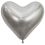 14" Reflex Silver Heart (50pcs) Sempertex Balloons