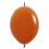 12" Fashion Sunset Orange Link-O-Loons (25pcs) Sempertex Balloons