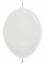 12" Crystal Clear Link-O-Loons (25pcs) Sempertex Balloons