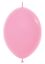 06" Fashion Pink Link-O-Loons (50pcs) Sempertex Balloons