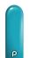 260 Standard Turquoise (50pcs) Prima Balloons