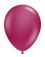 17" Crystal Burgundy (50pcs) TufTex Balloons