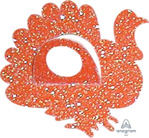 Balloon Stick-A-Tab Turkey Shape (36pcs)