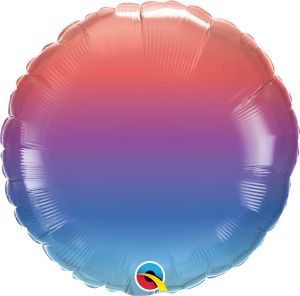 18" Winter Ombre Balloon