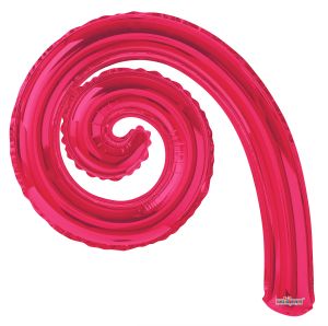 Kurly Spiral Flamingo Balloon