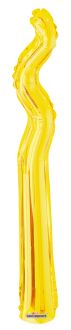 Kurly Zig Zag Yellow Balloon