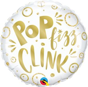 18" Pop Fizz Clink (non-packaged) Balloon