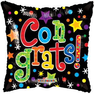 18" Colorful Congrats Balloon