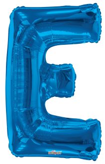 34" Royal Blue Letter E Balloon