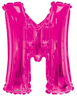 34" Pink Letter M Balloon