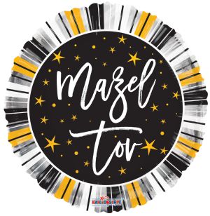18" Mazel Tov Stars Balloon