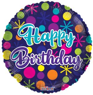 09" Birthday Dots Balloon