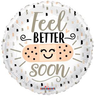 18" Feel Better Soon Band Aid Balloon